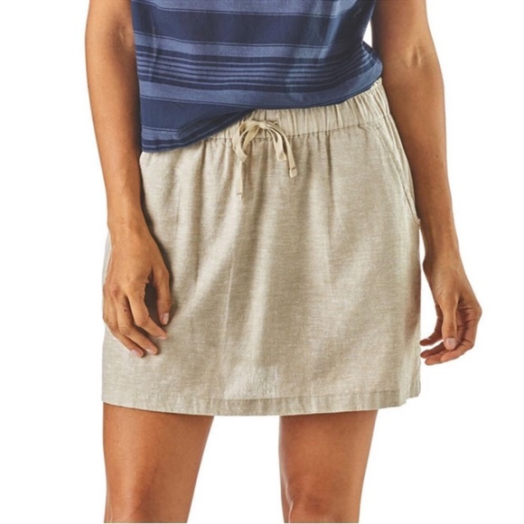 Patagonia Island Hemp Beach skirt Beige small - Picture 1 of 8
